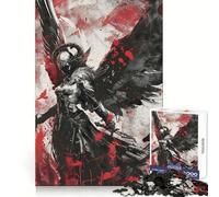 Puzzle da 1000 pezzi con vetrate artistiche raffiguranti le Valchirie, ideale per sviluppare la destrezza mentale, un'attività delicata e stimolante Incastro perfetto Regalo perfetto (50x75cm)