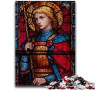 Puzzle da 1000 pezzi con vetrate di San Ambrogio, per età 14+, gioco, decorazione da parete, regali unici per compleanno e Natale, 50x75cm