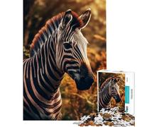 Puzzle da 1000 pezzi con zebra per adulti ideale per stimolare la mente perfetto per le vacanze in casa o per passare il tempo in famiglia per ragazzi dai 14 anni in su (38x26cm)