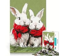 Puzzle da 1000 pezzi "Coniglietto Dolce" per Adolescenti - Giocattolo intelligente per momenti di condivisione - Taglio liscio - Lista dei desideri di Babbo Natale 38x26cm