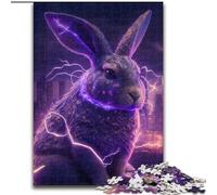 Puzzle da 1000 pezzi "Coniglietto Fulmine" per adulti, gioco interattivo per famiglie, sfida per la mente (dimensioni 26x38cm)