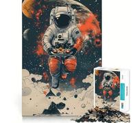 Puzzle da 1000 pezzi "Consegna di sushi nello spazio" per adulti e ragazzi, gioco cognitivo, divertimento per il tempo libero, assemblaggio di modelli, regalo festivo 38x26cm