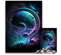 Puzzle da 1000 pezzi Corgi Astronauta per adulti, rompicapo impegnativo per adolescenti, divertente serata di giochi in famiglia 50x75CM/19,68x29,52 pollici