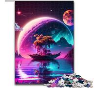Puzzle da 1000 pezzi Cosmic Beach per adulti, dimensioni 50x75cm, gioco interattivo per famiglie, vacanze, gioco di attività per famiglie