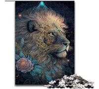 Puzzle da 1000 pezzi "Cosmic Bloom" del Re Leone, in cartone, giocattolo, regalo educativo, intellettuale, rilassante, divertente, gioco per famiglie (dimensioni 26x38cm)