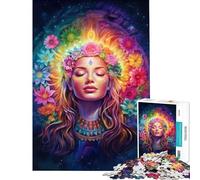 Puzzle da 1000 pezzi Cosmic Bloom gioco educativo per sfide di apprendimento ottimo regalo e passatempo per le vacanze a casa (dimensioni 50x75cm)