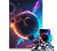 Puzzle da 1000 pezzi Cosmic Collision, gioco pratico, difficile, compleanno e Natale 50x75cm
