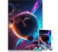 Puzzle da 1000 pezzi "Cosmic Collision" per adulti, attività cognitiva e di apprendimento ludico, regalo perfetto per sorprese gioiose, dimensioni 38x26cm
