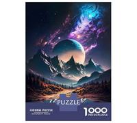Puzzle Da 1000 Pezzi Cosmic Everest Reflection Puzzle Per Adulti Giochi Rilassanti Sfida Difficile Divertimento A Casa Attività, 70x50cm/1000pcs