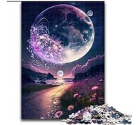 Puzzle da 1000 pezzi Cosmic Fantasy Beach per adulti e adolescenti, gioco stimolante e interazione tra genitori e figli (50x75cm)