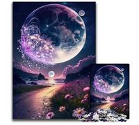 Puzzle da 1000 pezzi Cosmic Fantasy Beach per adulti, puzzle in cartone per adolescenti e divertimento in famiglia - Gioco rompicapo fai da te, regalo 26X38CM/10,23x14,96 pollici