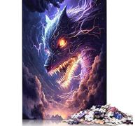 Puzzle da 1000 pezzi Cosmic Fantasy Dragon per adulti e adolescenti, regali per la vigilia di Natale, 1000 pezzi (75x50 cm)