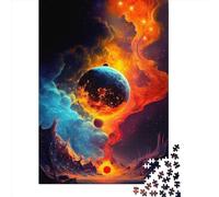 Puzzle da 1000 pezzi Cosmic_Garden Puzzle creativi quadrati di carta per adulti Regali di Natale 38x26 cm/1000 pezzi