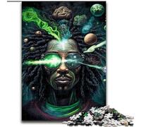 Puzzle da 1000 pezzi "Cosmic Rastafarian" in legno, regalo perfetto per genitori, amanti e amici - età 14+, dimensioni 50x75cm, coinvolgente attività per serate di gioco in famiglia