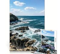 Puzzle da 1000 pezzi "Costa rocciosa" per adolescenti, gioco di intelletto, relax mentale, taglio di qualità, regalo per le vacanze (38x26cm)
