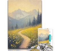 Puzzle da 1000 pezzi Country Road, puzzle da 1000 pezzi, antistress, per trascorrere il tempo libero, interazione genitore-figlio (dimensioni 75x50cm)