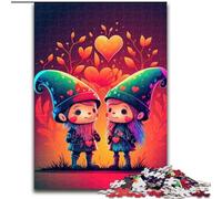 Puzzle da 1000 pezzi Creature Love Duo, dimensioni 26x38cm, ideale per gli innamorati, perfetto regalo di Natale, Capodanno e San Valentino.