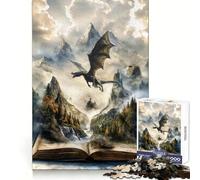 Puzzle da 1000 pezzi "Cronaca delle Leggende" per adulti, gioco di logica, divertimento in casa, bordi precisi, oggetto da collezione 38x26cm