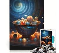 Puzzle da 1000 pezzi "Cronache Colorate", gioco per famiglie, assemblaggio di motivi, con pezzi di forma casuale completamente ad incastro 38x52cm