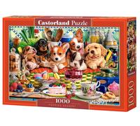Puzzle da 1000 pezzi cuccioli e dessert