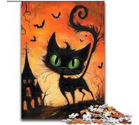 Puzzle da 1000 pezzi "Cucciolo nero" per adulti, ideale per il divertimento in famiglia, regalo perfetto per feste e compleanni (dimensioni 26x38cm)