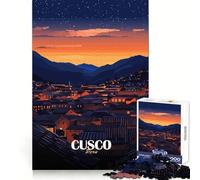 Puzzle da 1000 pezzi Cusco,Perù al tramonto,pezzi compatti,stimolanti per la mente,divertenti e accoglienti,regalo di Natale per il tempo libero (38x26cm)