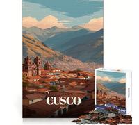 Puzzle da 1000 pezzi Cusco,Perù Poster di viaggio Taglio preciso Divertente sfida per la mente Gioco per il tempo libero Regalo artistico di Natale (50x75cm)