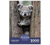 Puzzle Da 1000 Pezzi Cute Koala Climbing A Tree Puzzle Per Adulti Giochi Rilassanti Vacanza A Casa Passatempo Regali Unici Per Compleanno E Natale 52x38cm/1000pcs