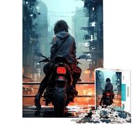 Puzzle da 1000 pezzi Cyber Ride giochi educativi per sfide di gioco fantastici regali e giocattoli per passare il tempo durante le vacanze (dimensioni 38x26cm)