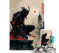 Puzzle da 1000 pezzi Cyberpunk Ninja Assassino in ambientazione urbana Difficile e stimolante Analisi e logica Gioco educativo adatto a persone dai 14 anni in su 50x75cm