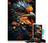 Puzzle da 1000 pezzi "Cyborg Colibrì" per adolescenti, gioco stimolante per il pensiero creativo, semplice e divertente, con incastri precisi, ideale per i desideri di Babbo Natale 38x52cm