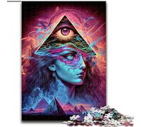 Puzzle da 1000 pezzi, da colorare, stimolante per gli alunni, dimensioni 50x75cm, gioco interattivo per famiglie, vacanze, gioco di attività per famiglie