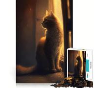 Puzzle da 1000 pezzi "Da posizionare vicino alla finestra",pezzi ben definiti,gioco per lo sviluppo delle capacità cognitive,momento di relax,divertimento,decorazione natalizia (50x75cm)