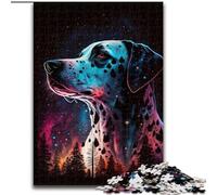 Puzzle da 1000 pezzi dalmata in cartone, dimensioni 26x38cm, perfetto per il divertimento in famiglia, giochi di società, bomboniere per feste di compleanno.