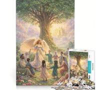 Puzzle da 1000 pezzi "Danza nel Giardino dell'Eternità", gioco per famiglie, assemblaggio di motivi, con pezzi di forma casuale completamente ad incastro 38x52cm