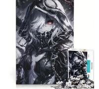 Puzzle da 1000 pezzi Dark Anime Warrior, gioco impossibile, taglio di precisione, con pezzi di forma casuale completamente ad incastro 38x52cm