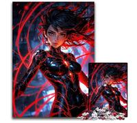 Puzzle da 1000 pezzi Dark Enigma Warrior Puzzle impossibili per adulti Gioco rompicapo Gioco interattivo per famiglie Adatto a bambini dai 14 anni in su 1000 pezzi (38x26 cm)