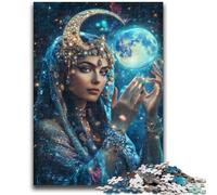 Puzzle da 1000 pezzi "Dea della Luna" per adulti e adolescenti, interessante riduzione dello stress e interazione genitore-figlio, 50x75cm