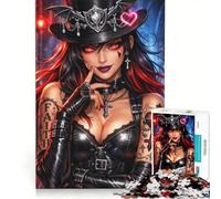 Puzzle da 1000 pezzi "Dea Oscura del Desiderio", giocattolo fai-da-te, sfida difficile, con pezzi completamente ad incastro di forma casuale 50x75cm