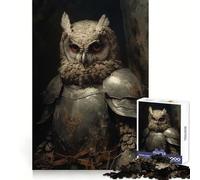 Puzzle da 1000 pezzi del Cavaliere Gufo per ragazzi, gioco intelligente, momento di relax, assemblaggio di immagini, regalo adorabile (38x26cm)