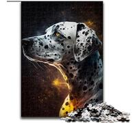 Puzzle da 1000 pezzi del Dalmata d'oro, realizzato in cartone, con gioco interattivo per famiglie, bambini dai 14 anni in su, 1000 pezzi(26x38cm)