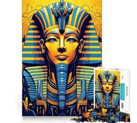 Puzzle da 1000 pezzi del faraone Ramses II per ragazzi, gioco di logica, gioco di gruppo, taglio di precisione, regalo pensato (38x52cm)