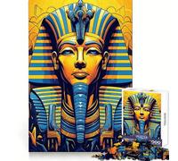 Puzzle da 1000 pezzi del faraone Ramses II per ragazzi, gioco di logica, gioco di gruppo, taglio di precisione, regalo pensato (38x52cm)
