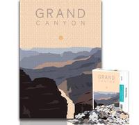 Puzzle da 1000 pezzi del Grand Canyon per adulti e adolescenti, gioco stimolante e gioco per famiglie, ideale come regalo per tutta la famiglia, 38x26cm