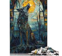 Puzzle da 1000 pezzi del lupo delle fiabe, giocattolo rilassante, puzzle difficile per donne e uomini, 1000 pezzi (75x50 cm)