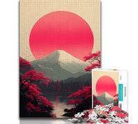 Puzzle da 1000 pezzi del Monte Fuji Giappone per adulti ideale come regalo per tutta la famiglia adatto per bambini di età compresa tra 50 e 75cm