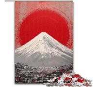 Puzzle da 1000 pezzi del Monte Fuji, Giappone, per adulti, regalo, gioco stimolante, ideale come regalo per tutta la famiglia (26x38cm)