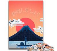 Puzzle da 1000 pezzi del Monte Fuji per adulti e adolescenti, aiuta il cervello a esercitare i giocattoli avvincenti per coltivare la pazienza, decorazione perfetta, 1000 pezzi (26x38cm)