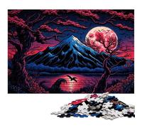 Puzzle da 1000 pezzi del Monte Fuji per adulti. Puzzle impossibili per adulti, ideale come regalo di Natale e decorazione per la casa, 26X38CM/10,23x14,96 pollici.