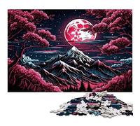 Puzzle da 1000 pezzi del Monte Fuji per adulti, puzzle in cartone per decorazioni per la casa, allenamento del cervello e regali per le feste, 26X38CM/10,23x14,96 pollici.